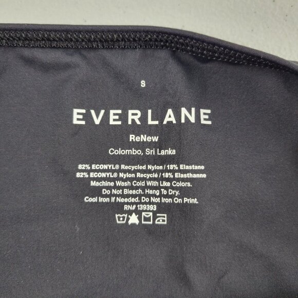 Everlane Bikini Bottom Swimwear Low Rise Solid Classic Small Black Women NWT - Picture 5 of 9